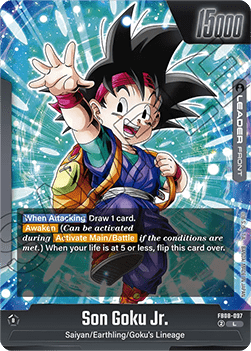 Son Goku Jr. // Son Goku Jr. (FB08-097) [Fusion World] (V.1 - Leader) Immagine principale del prodotto