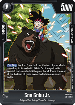 Son Goku Jr. (FB08-102) [Fusion World] (V.1 - Rare) Immagine principale del prodotto