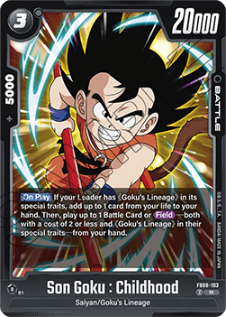 Son Goku : Childhood (FB08-103) [Fusion World]