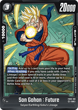Son Gohan : Future (FB08-108) [Fusion World] Immagine principale del prodotto