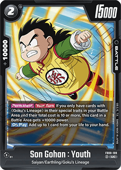 Son Gohan : Youth (FB08-109) [Fusion World] Immagine principale del prodotto