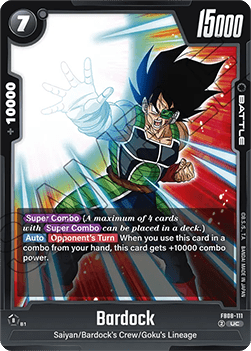 Bardock (FB08-111) [Fusion World] (V.1 - Uncommon) Immagine principale del prodotto