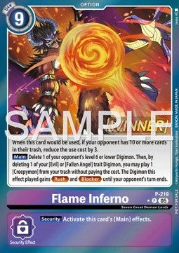 Flame Inferno (P-219) Immagine principale del prodotto