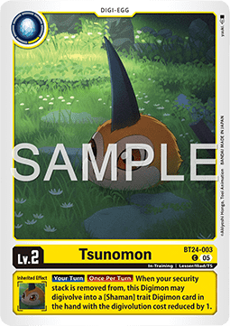 Tsunomon (BT24-003) Immagine principale del prodotto