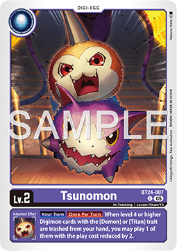 Tsunomon (BT24-007) Immagine principale del prodotto