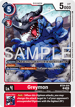 Greymon (BT24-010) Immagine principale del prodotto