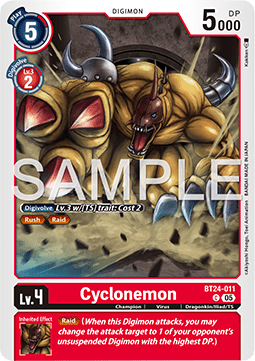 Cyclonemon (BT24-011) Immagine principale del prodotto
