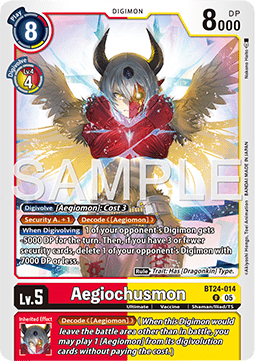 Aegiochusmon (BT24-014) (V.1) Immagine principale del prodotto