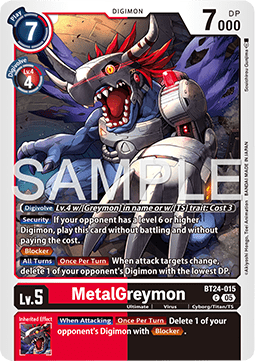 MetalGreymon (BT24-015) Immagine principale del prodotto