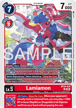 Lamiamon (BT24-016) Immagine principale del prodotto