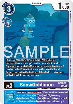 SnowGoblimon (BT24-021) Immagine principale del prodotto
