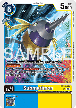 Submarimon (BT24-024) Immagine principale del prodotto