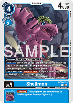 Shellmon (BT24-025) Immagine principale del prodotto