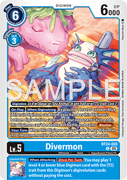 Divermon (BT24-028) Immagine principale del prodotto