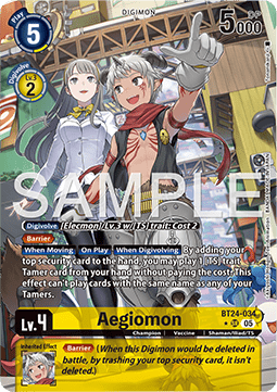 Aegiomon (BT24-034) (V.2) Immagine principale del prodotto