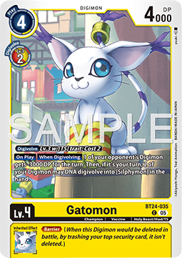 Gatomon (BT24-035) Immagine principale del prodotto