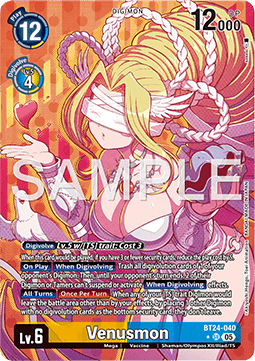 Venusmon (BT24-040) (V.2) Immagine principale del prodotto