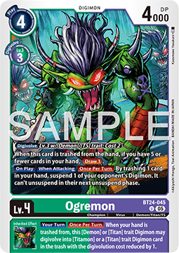 Ogremon (BT24-045) Immagine principale del prodotto