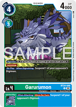 Garurumon (BT24-046) Immagine principale del prodotto