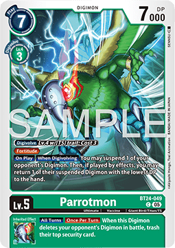 Parrotmon (BT24-049) Immagine principale del prodotto