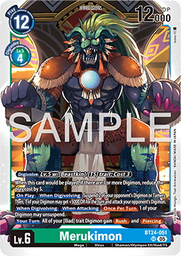 Merukimon (BT24-051) (V.1) Immagine principale del prodotto