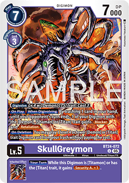 SkullGreymon (BT24-072) Immagine principale del prodotto