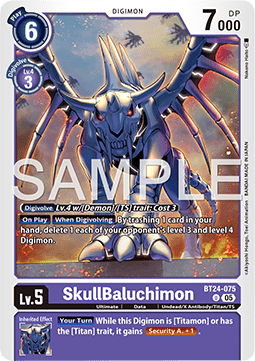 SkullBaluchimon (BT24-075) Immagine principale del prodotto