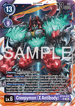 Creepymon (X Antibody) (BT24-078) (V.1) Immagine principale del prodotto