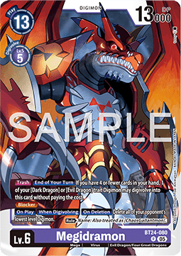 Megidramon (BT24-080) Immagine principale del prodotto