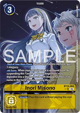 Inori Misono (BT24-084) (V.2) Immagine principale del prodotto