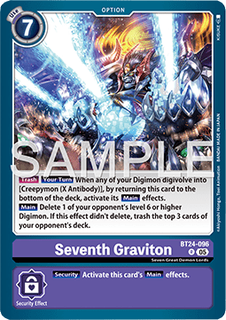 Seventh Graviton (BT24-096) Immagine principale del prodotto