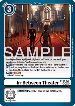 In-Between Theater (BT24-100) (V.1) Immagine principale del prodotto