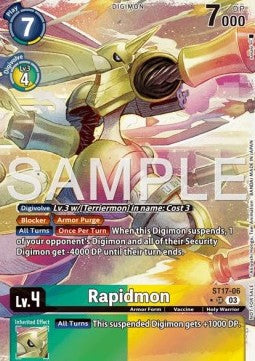 Rapidmon (ST17-06) (V.2) Immagine principale del prodotto