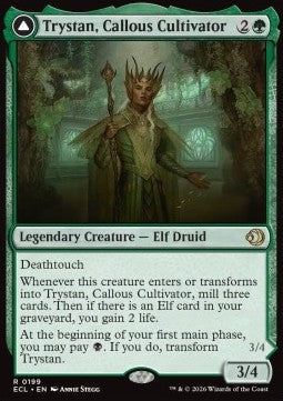 Trystan, Callous Cultivator // Trystan, Penitent Culler