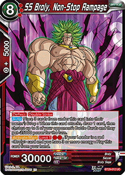 SS Broly, Non-Stop Rampage (V.1 - Uncommon)