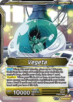 Vegeta // Vegeta, Warrior Race Pride (V.1 - Uncommon)