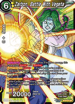 Zarbon, Battle With Vegeta Immagine principale del prodotto