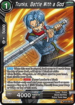 Trunks, Battle With a God