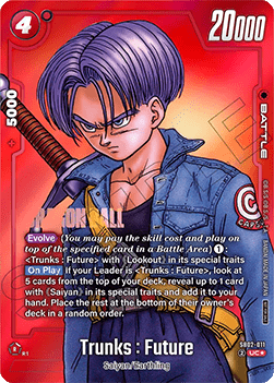 Trunks : Future (SB02-011) [Fusion World] Immagine principale del prodotto