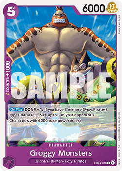 Groggy Monsters (EB04-033) Immagine principale del prodotto
