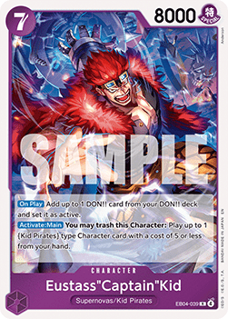 Eustass"Captain"Kid (EB04-039) (V.1) Immagine principale del prodotto