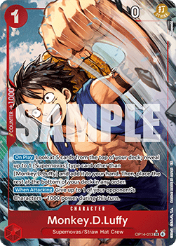 Monkey.D.Luffy (OP14-013) (V.2) Immagine principale del prodotto