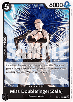 Miss Doublefinger(Zala) (OP14-086)