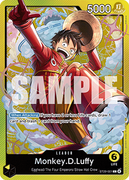 Monkey.D.Luffy (ST29-001) (V.1) Immagine principale del prodotto