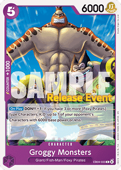 Groggy Monsters (EB04-033)