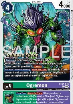Ogremon (BT24-045) Immagine principale del prodotto