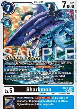 Sharkmon (BT24-059) Immagine principale del prodotto
