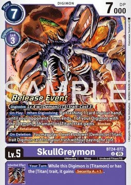 SkullGreymon (BT24-072) Immagine principale del prodotto