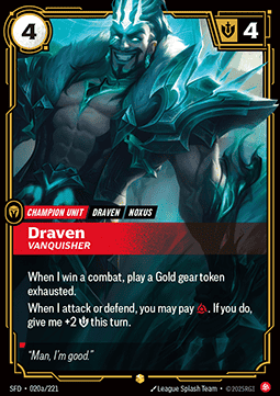 Draven, Vanquisher (V.2 - Showcase) Immagine principale del prodotto