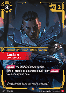 Lucian, Gunslinger (V.1 - Epic) Immagine principale del prodotto